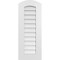 Ekena Millwork Arch Top Surface Mount PVC Gable Vent: Functional, w/ 3-1/2"W x 1"P Standard Frame, 14"W x 36"H GVPAR14X3601SF - alternate 1